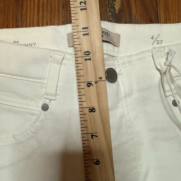 Liverpool Gia Glider Ankle Skinny Jeans in Bright White Size 4/27 - Picture 6 of 11